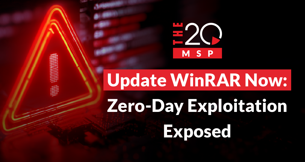 Update WinRAR Now: Zero-Day Exploitation Exposed